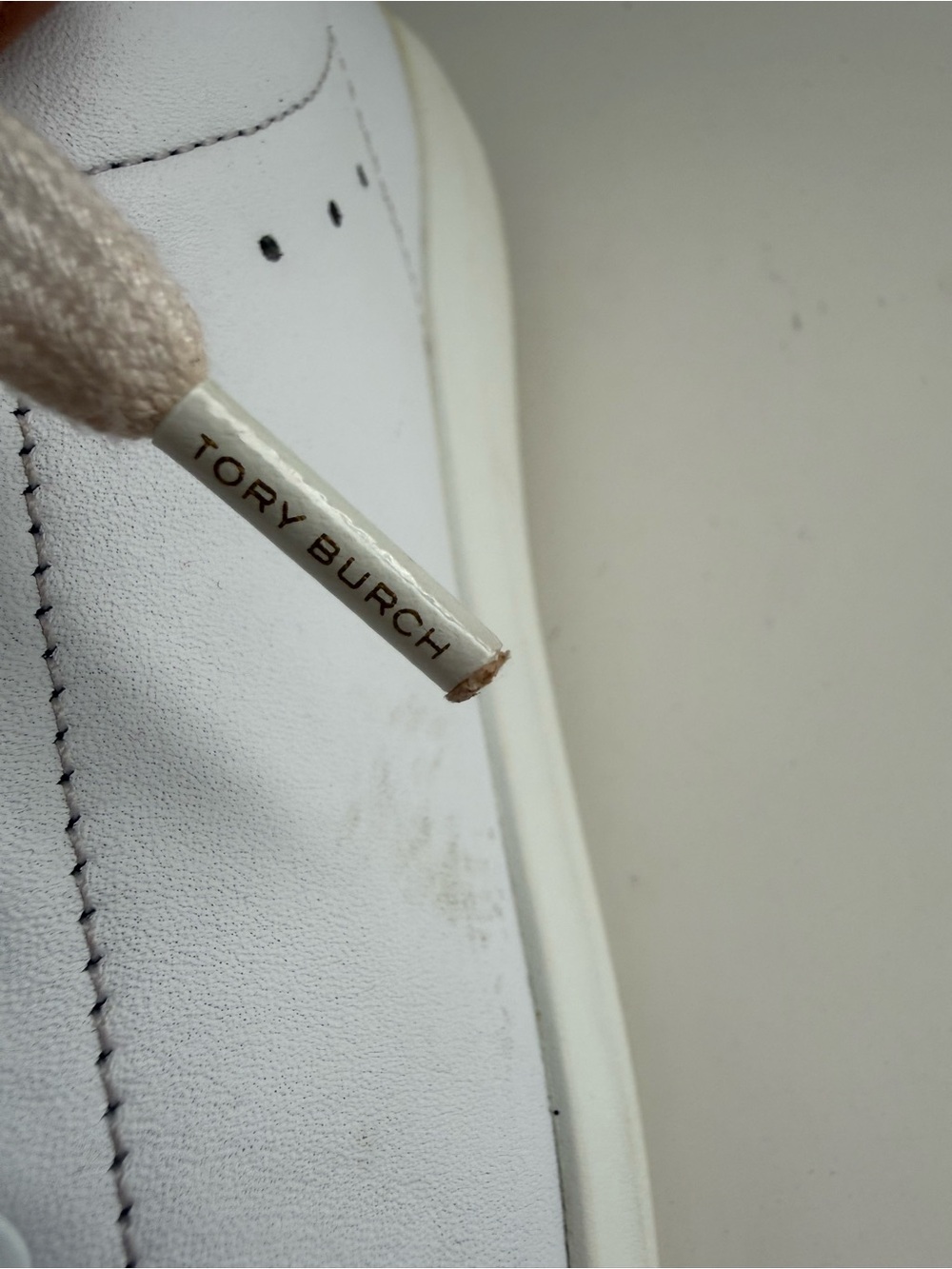 Tory Burch sneakers size 8 White Leather Low-Top - Picture 6 of 8